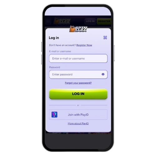 Spinbara Casino register